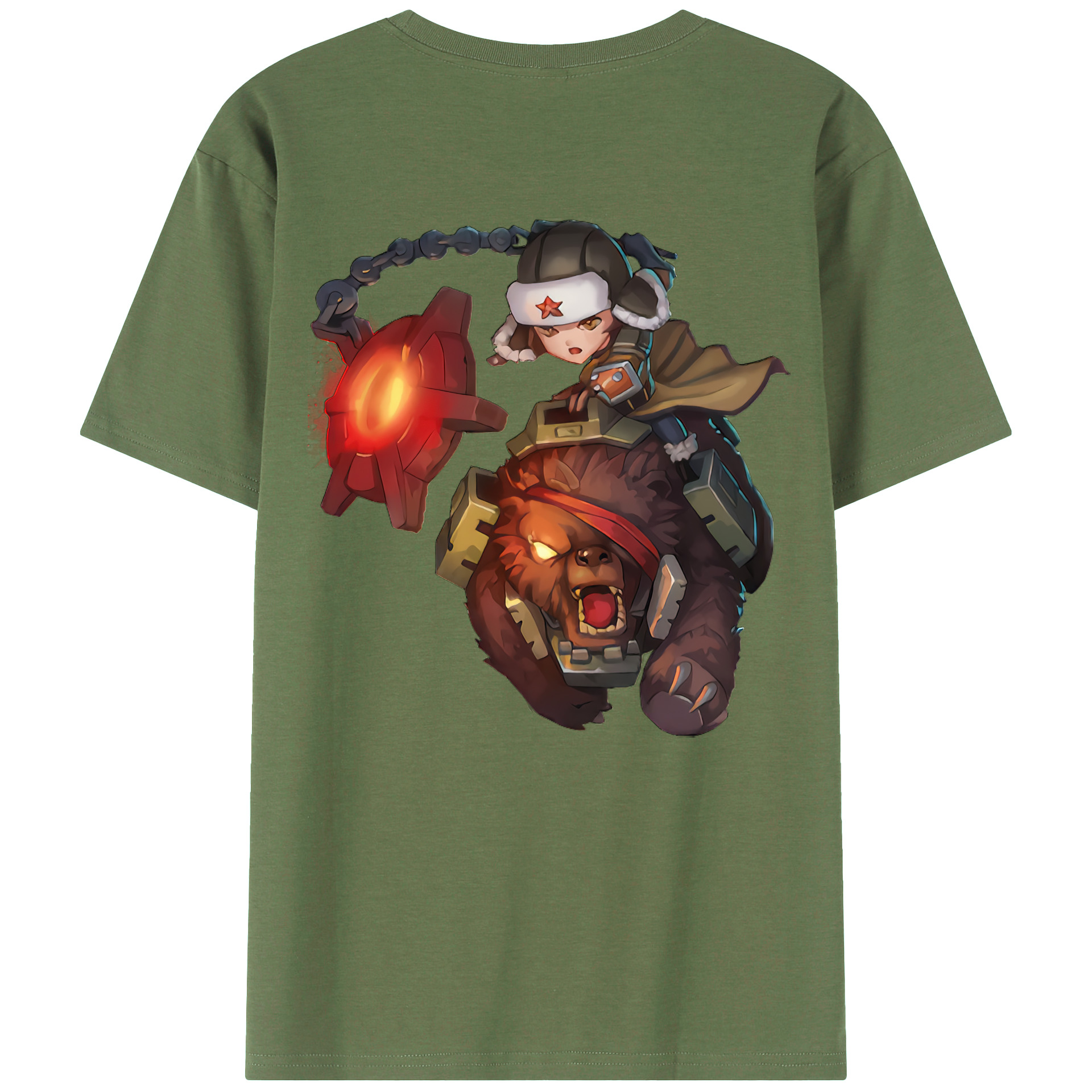 （画像用） リーグ・オブ・レジェンド League of Legends LOL 綿100％ メンズ半袖Tシャツ（バックプリント） 通気性